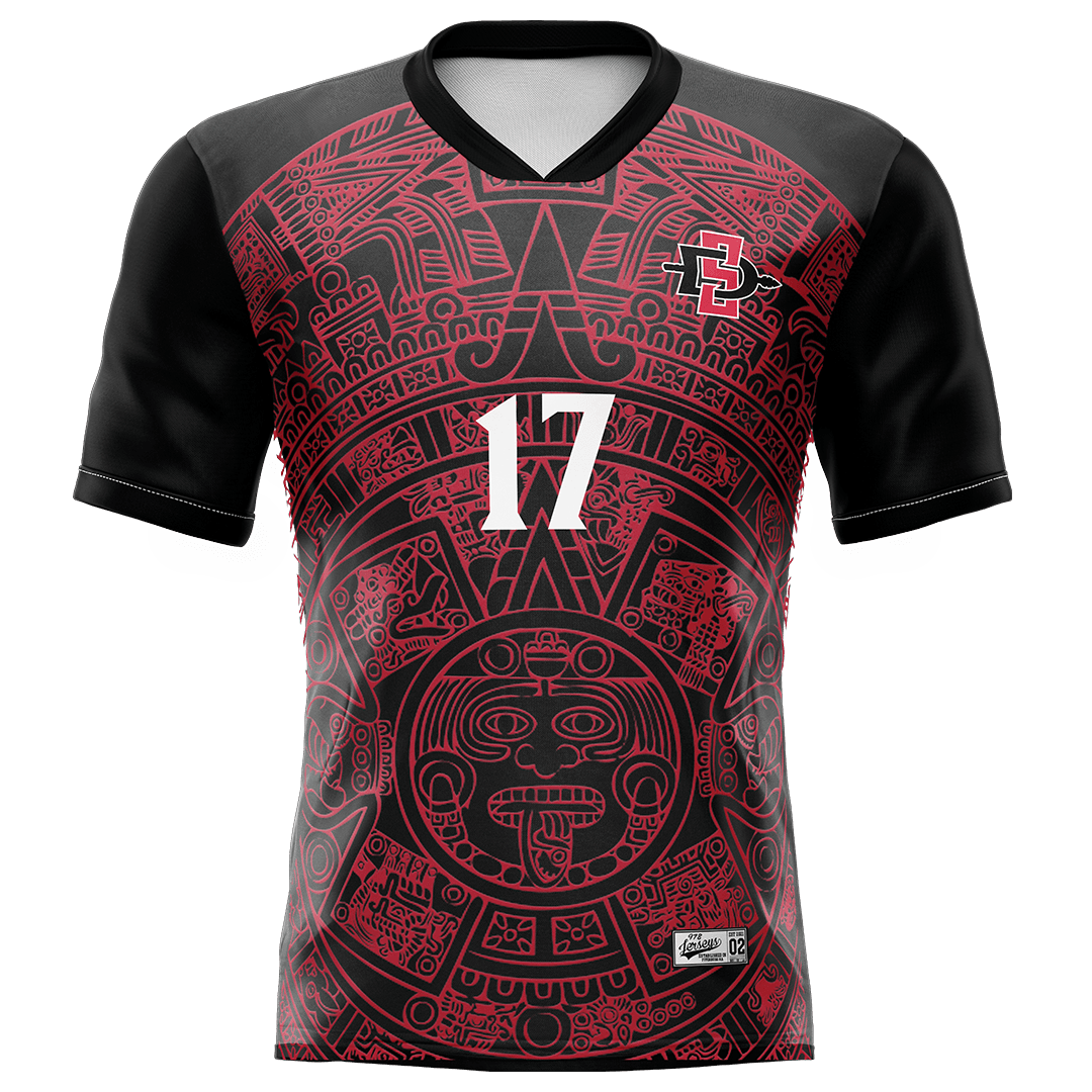 SDSU Black Soccer Jersey - Josh Lucas