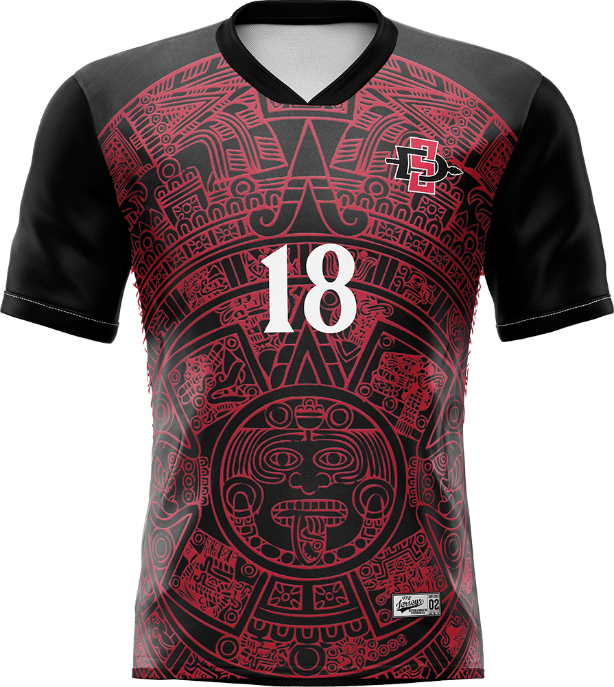 SDSU Black Soccer Jersey - Cody Longwell