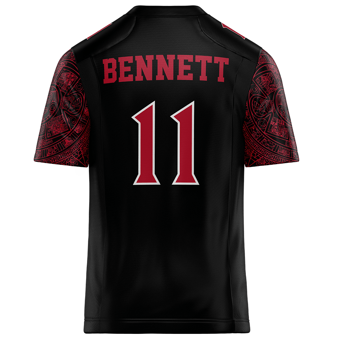 SDSU Black Football Jersey - Nate Bennett