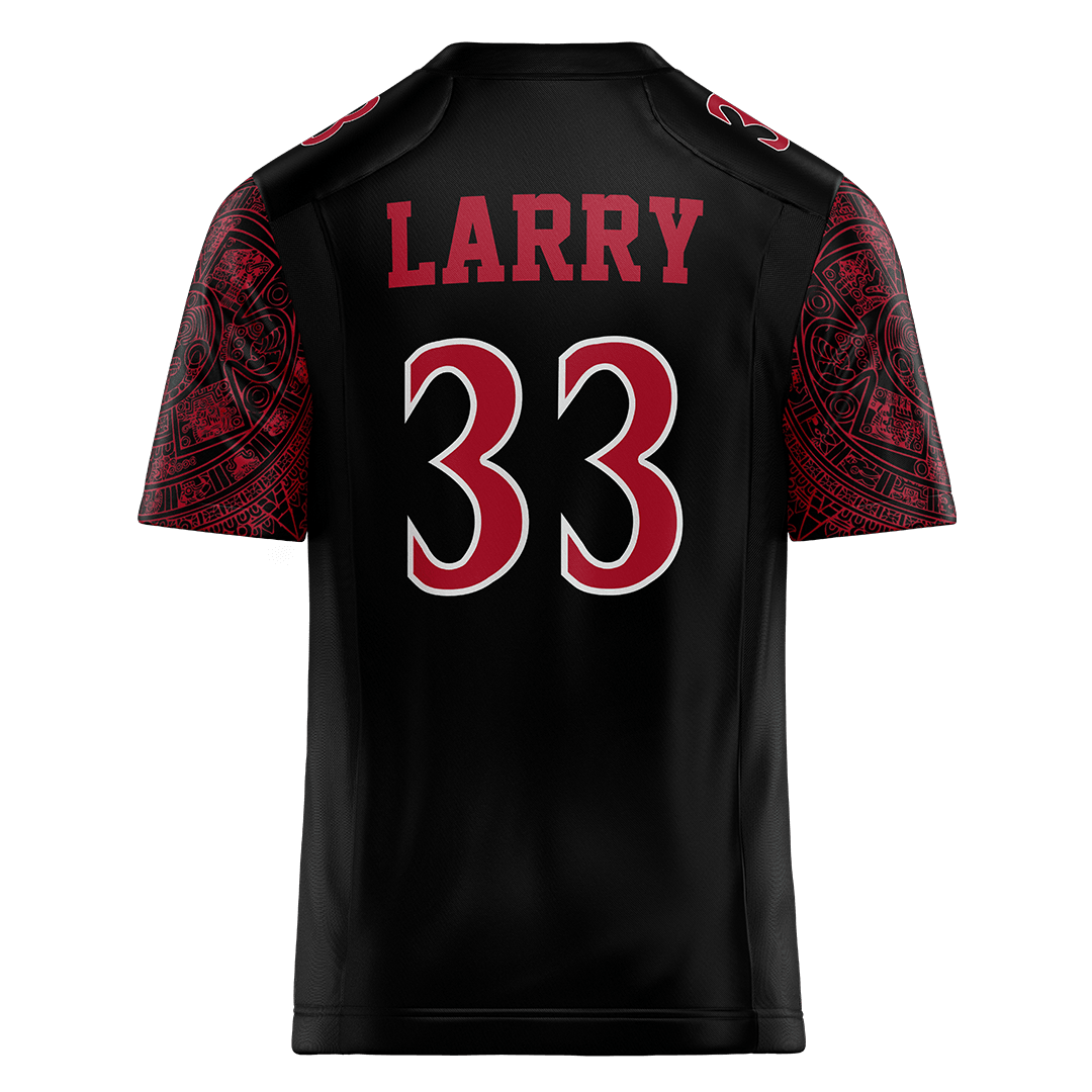 SDSU Black Football Jersey - Ezekiel Larry