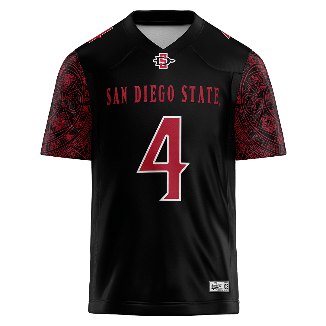 SDSU Black Football Jersey - Louis Brown IV