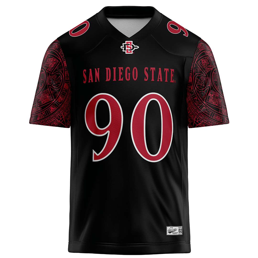 SDSU Black Football Jersey - Sam Benjamin