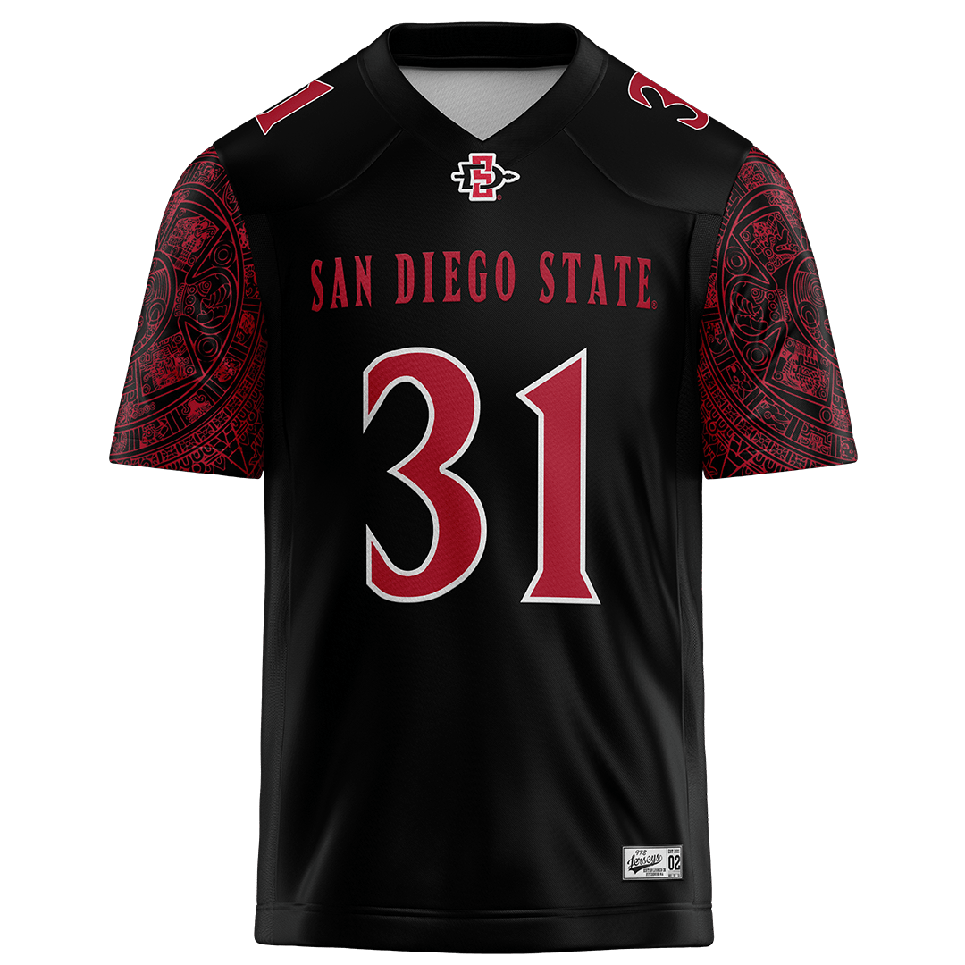 SDSU Black Football Jersey - Jared Badie