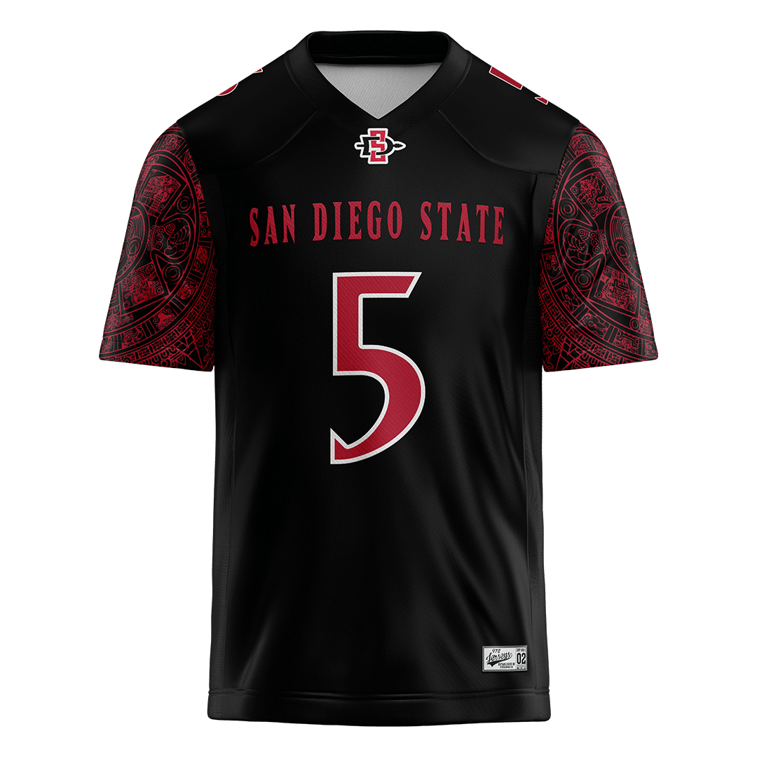 SDSU Black Football Jersey - Owen Chambliss