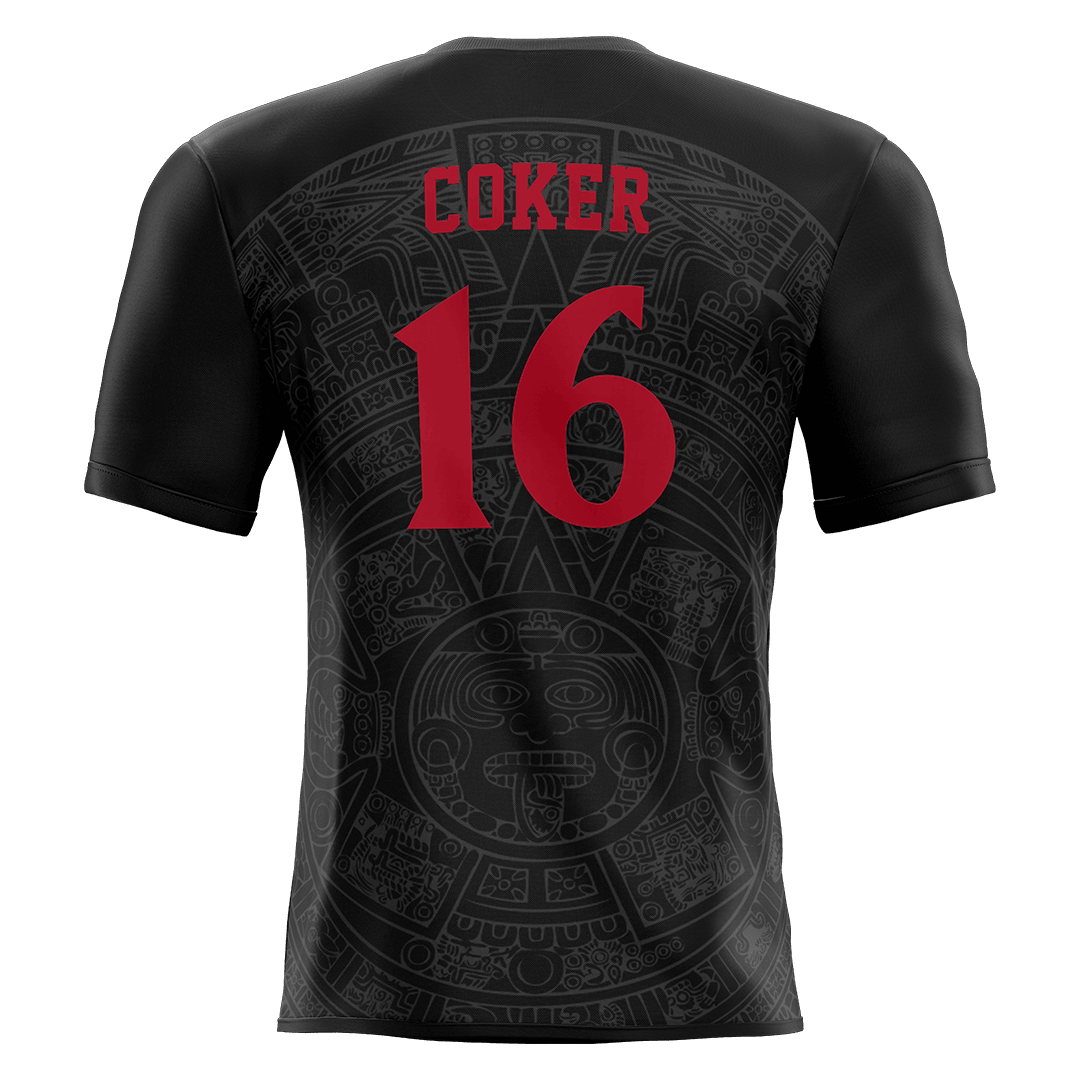 SDSU Black Soccer Jersey - Trinity Coker