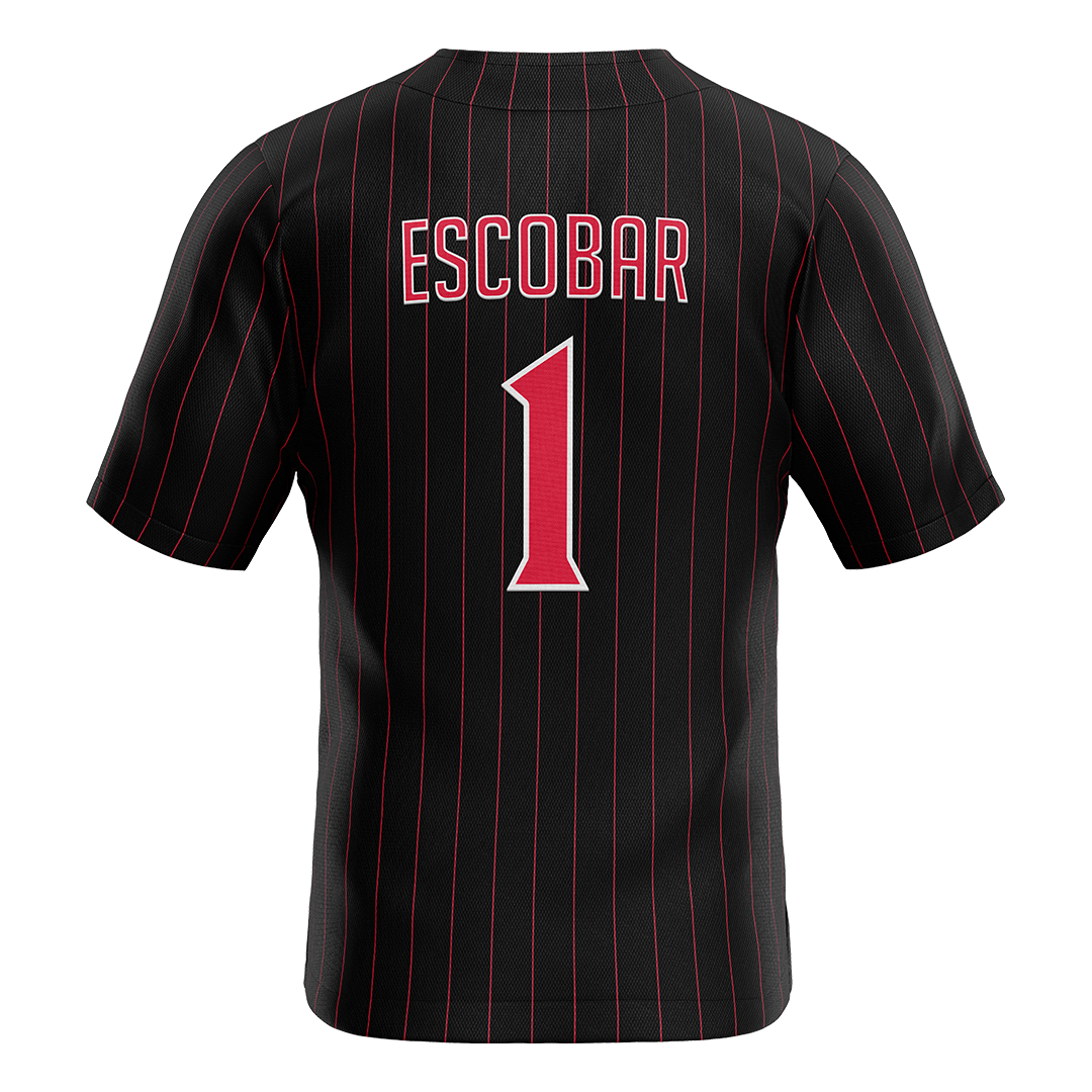 SDSU Black Baseball Jersey - Evan Escobar