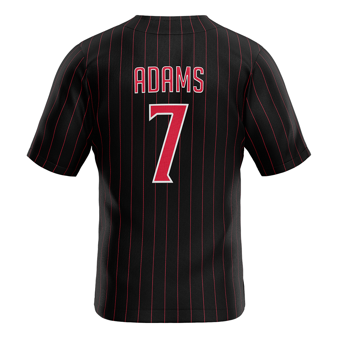 SDSU Black Baseball Jersey -  Gage Adams