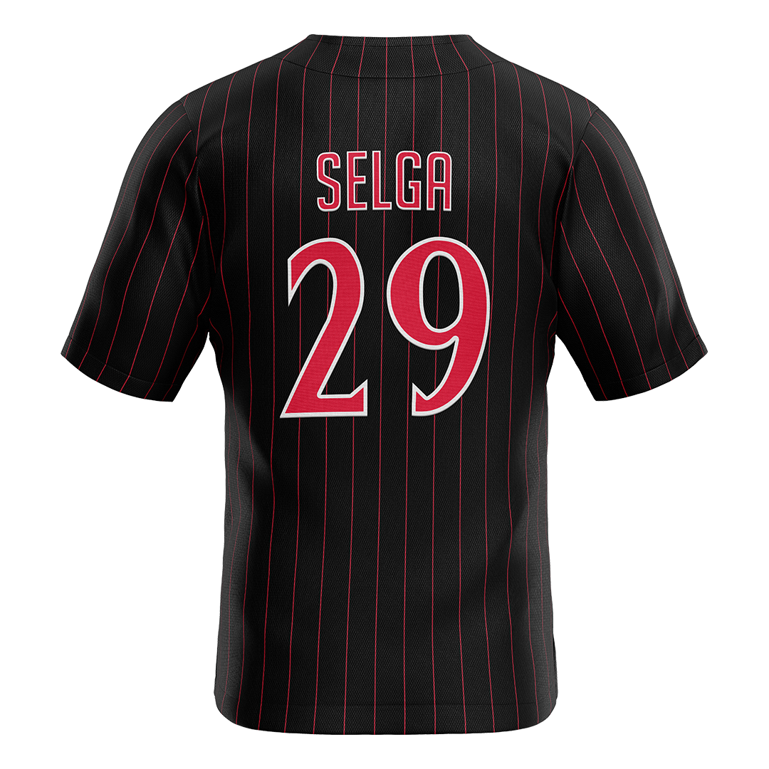 SDSU Black Baseball Jersey -  Eli Selga