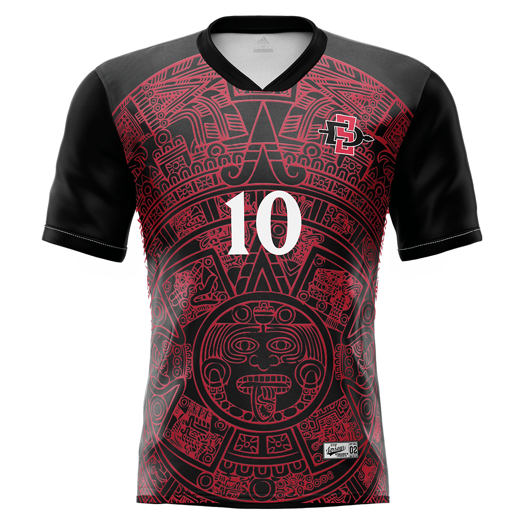 SDSU Black Soccer Jersey - Austin Brummett