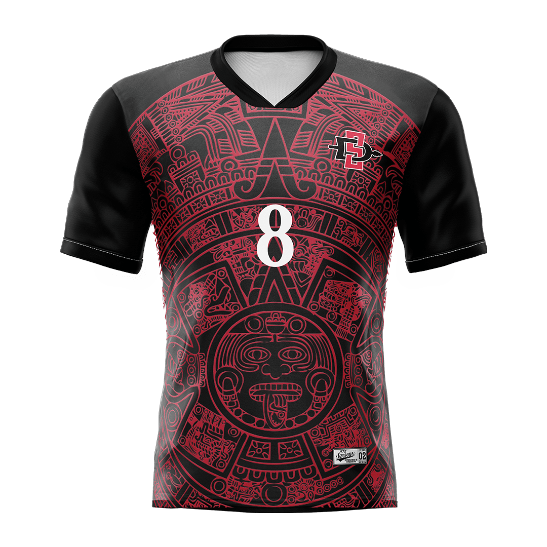 SDSU Black Soccer Jersey - Beto Apolinar