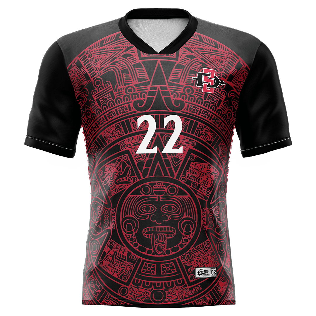 SDSU Black Soccer Jersey - Rommee Jaridly