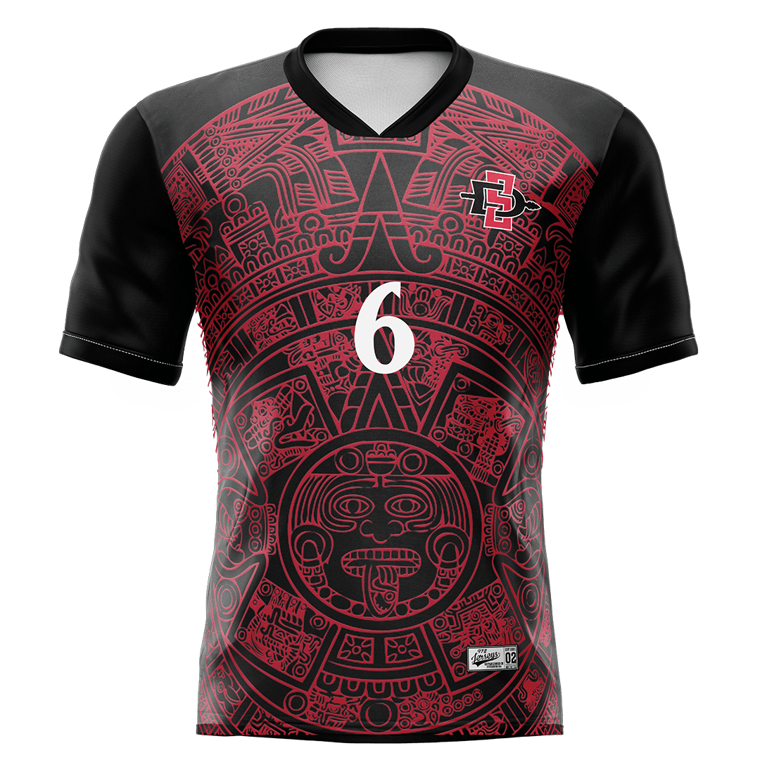 SDSU Black Soccer Jersey - Jordan Korbus