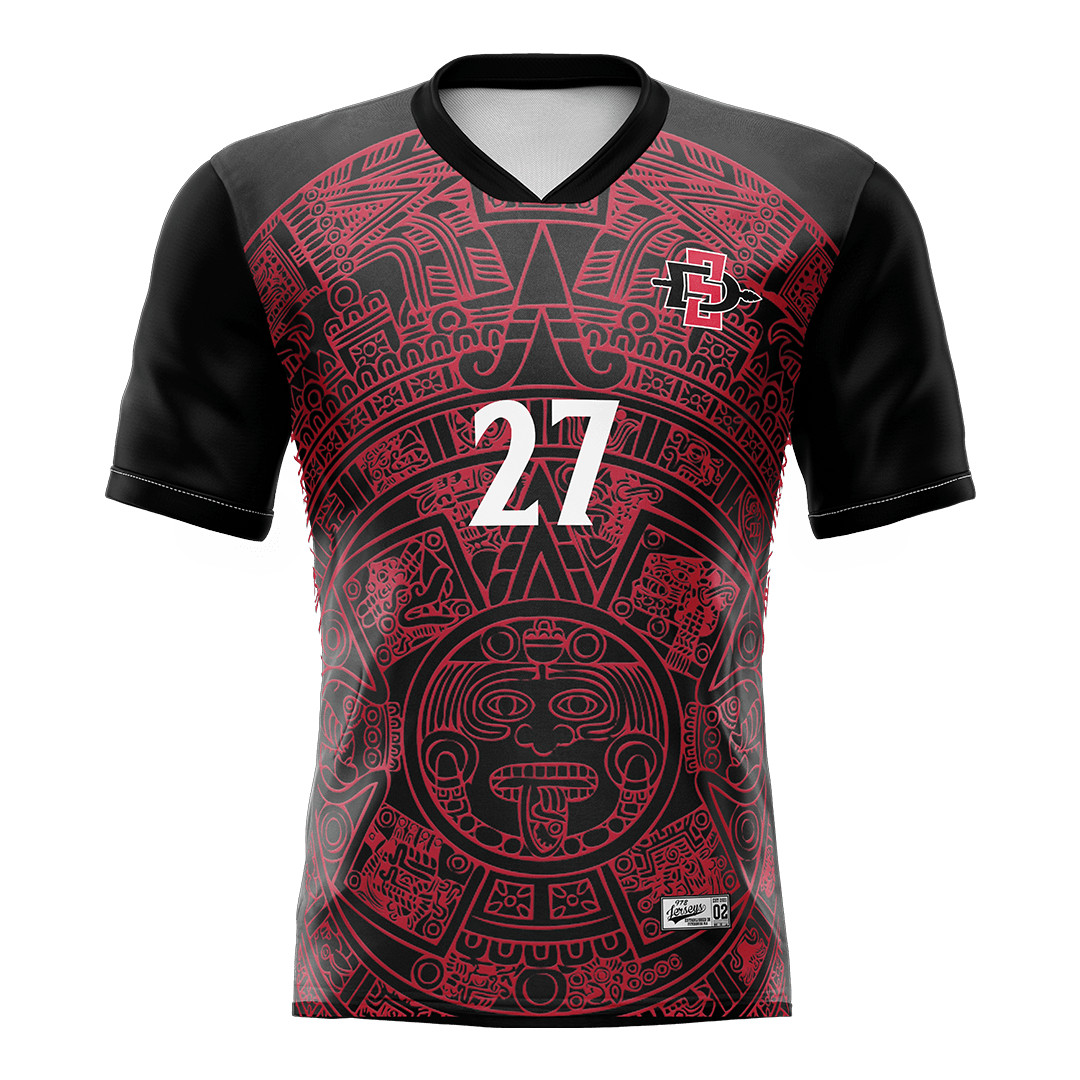 SDSU Black Soccer Jersey - Reid Fisher