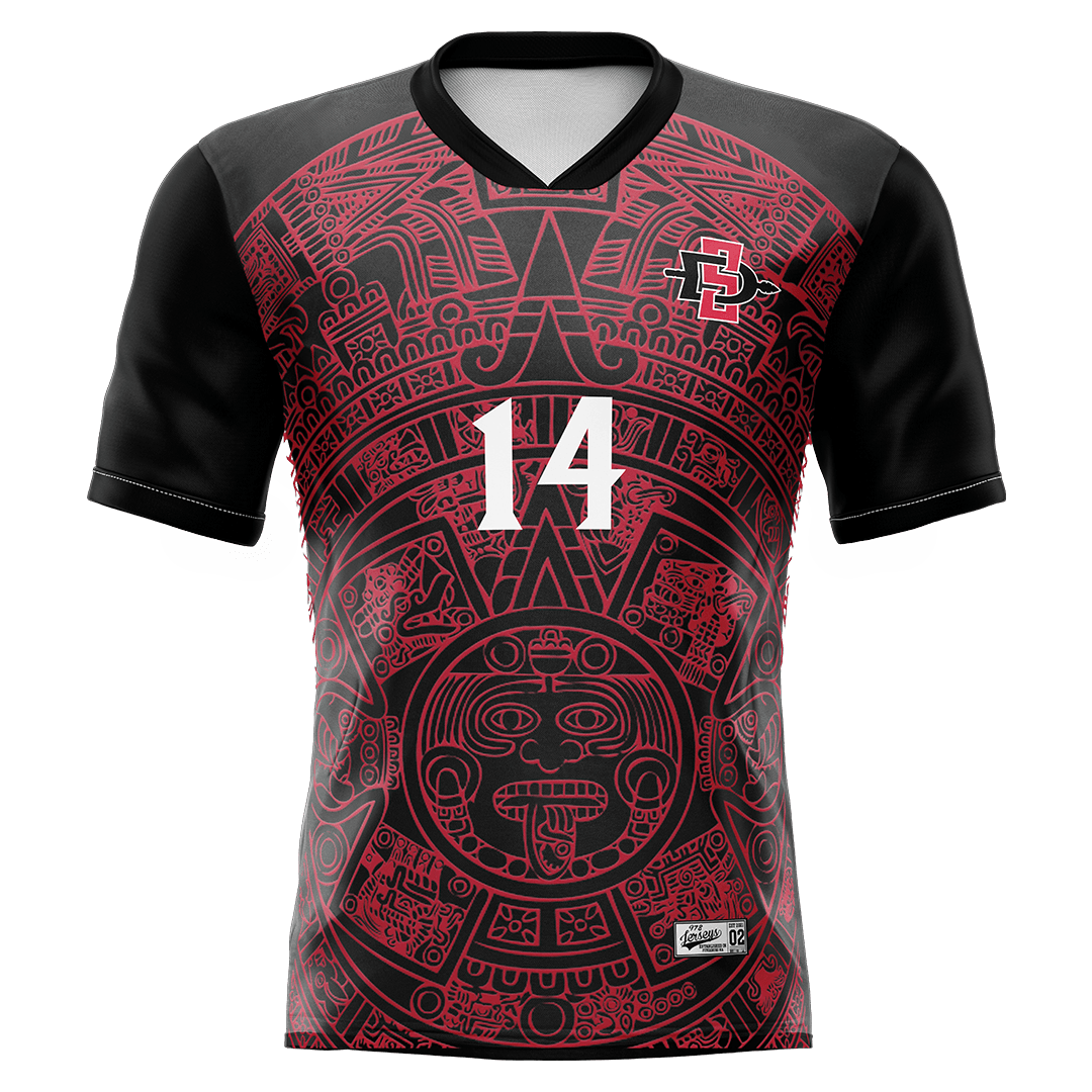 SDSU Black Soccer Jersey - Tristan Viviani