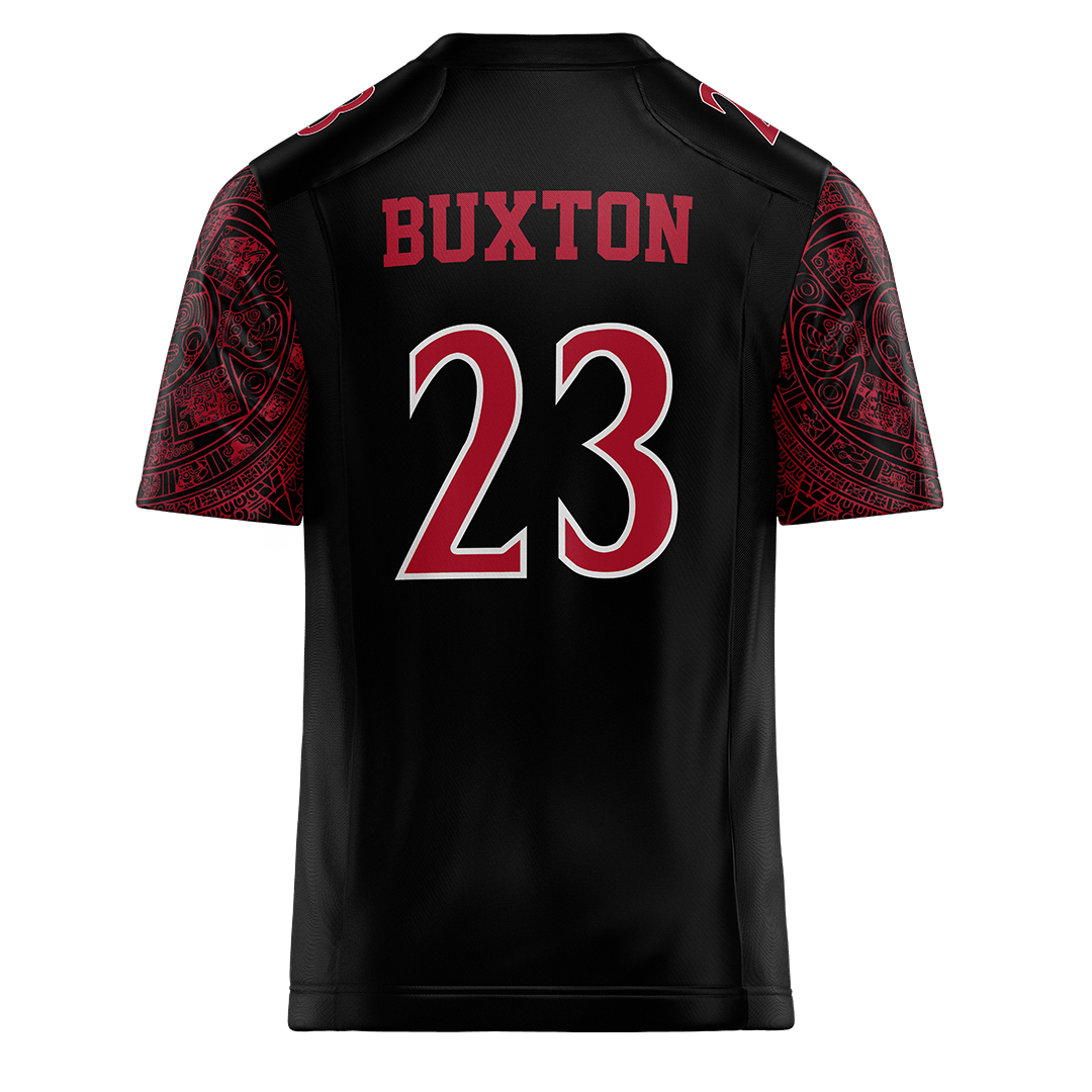 SDSU Black Football Jersey - Isaiah Buxton