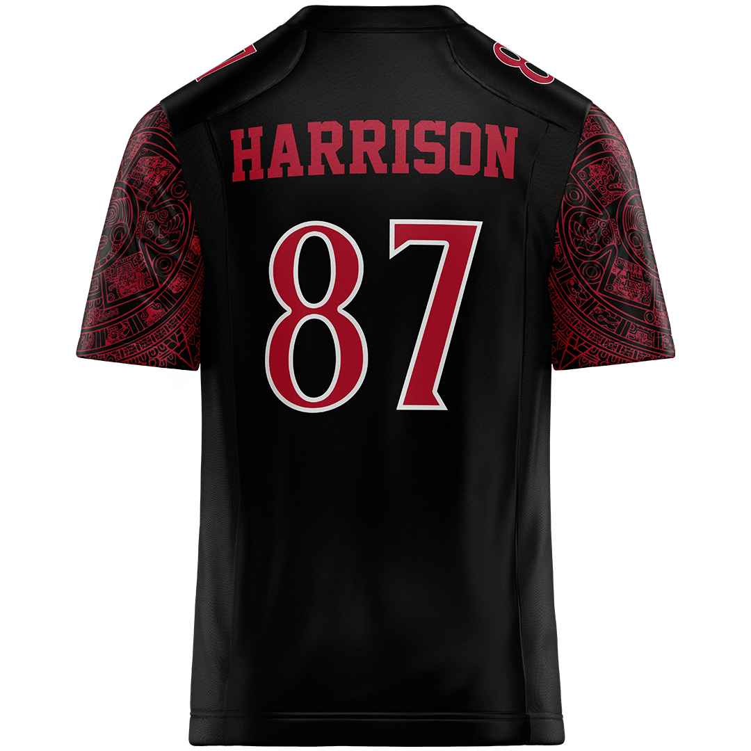 SDSU Black Football Jersey - Mikey Harrison