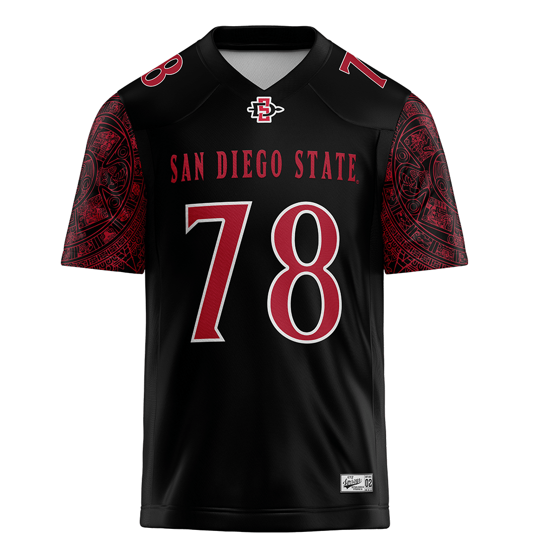 SDSU Black Football Jersey - Joe Borjon