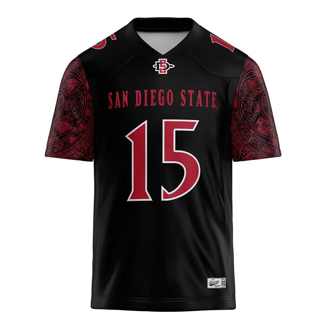 SDSU Black Football Jersey - Marquez Cooper