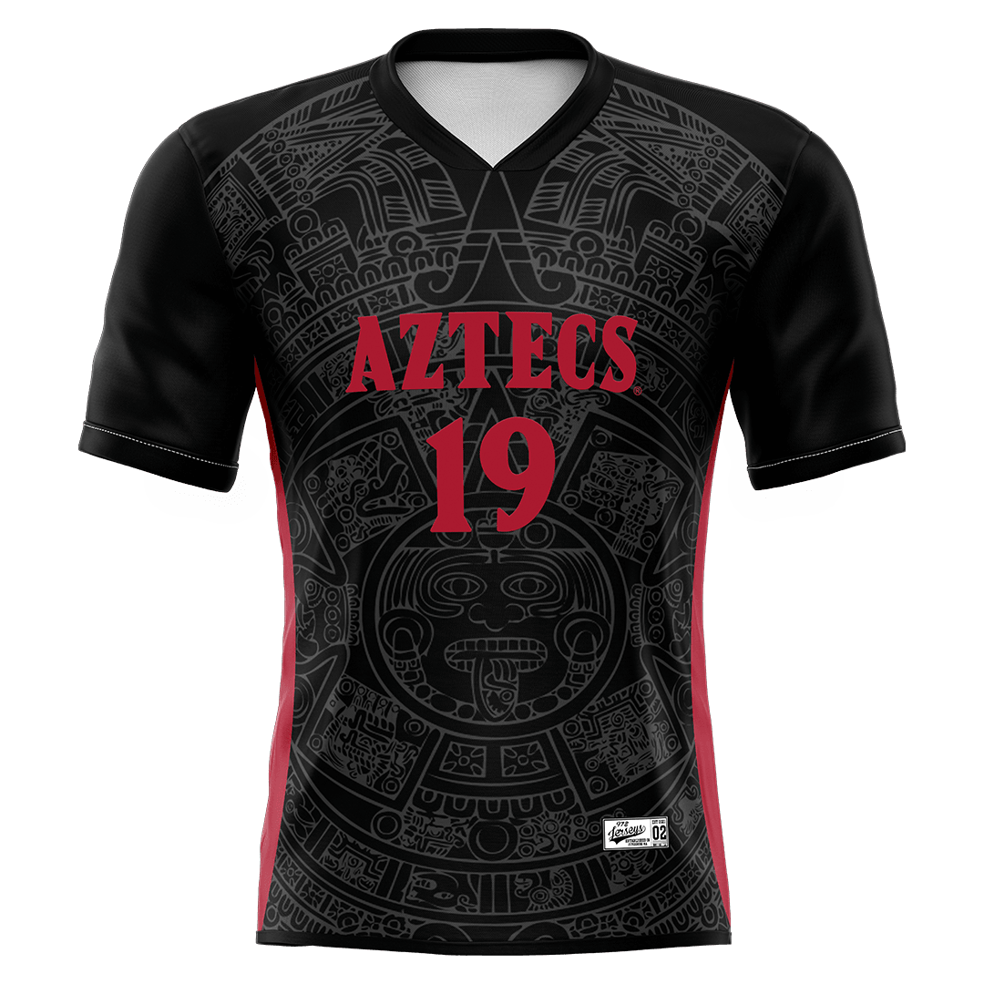 SDSU Black Soccer Jersey - Sofia Bacsafra