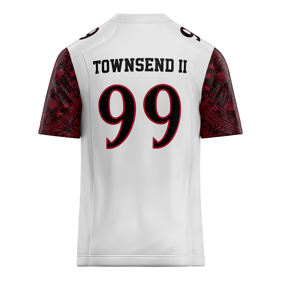 SDSU White Football Jersey - Brian Townsend II