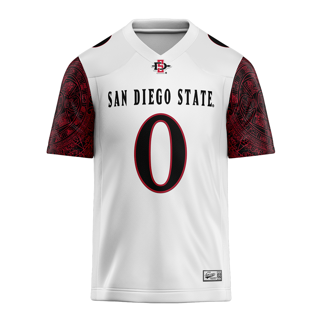 SDSU White Football Jersey - Bryce Phillips