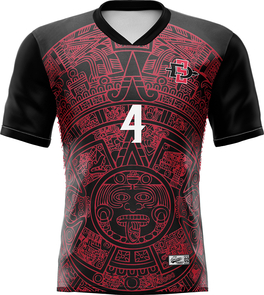 SDSU Black Soccer Jersey - Carson Ballagh