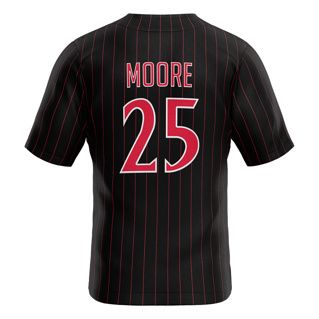 SDSU Black Baseball Jersey - Carson Moore