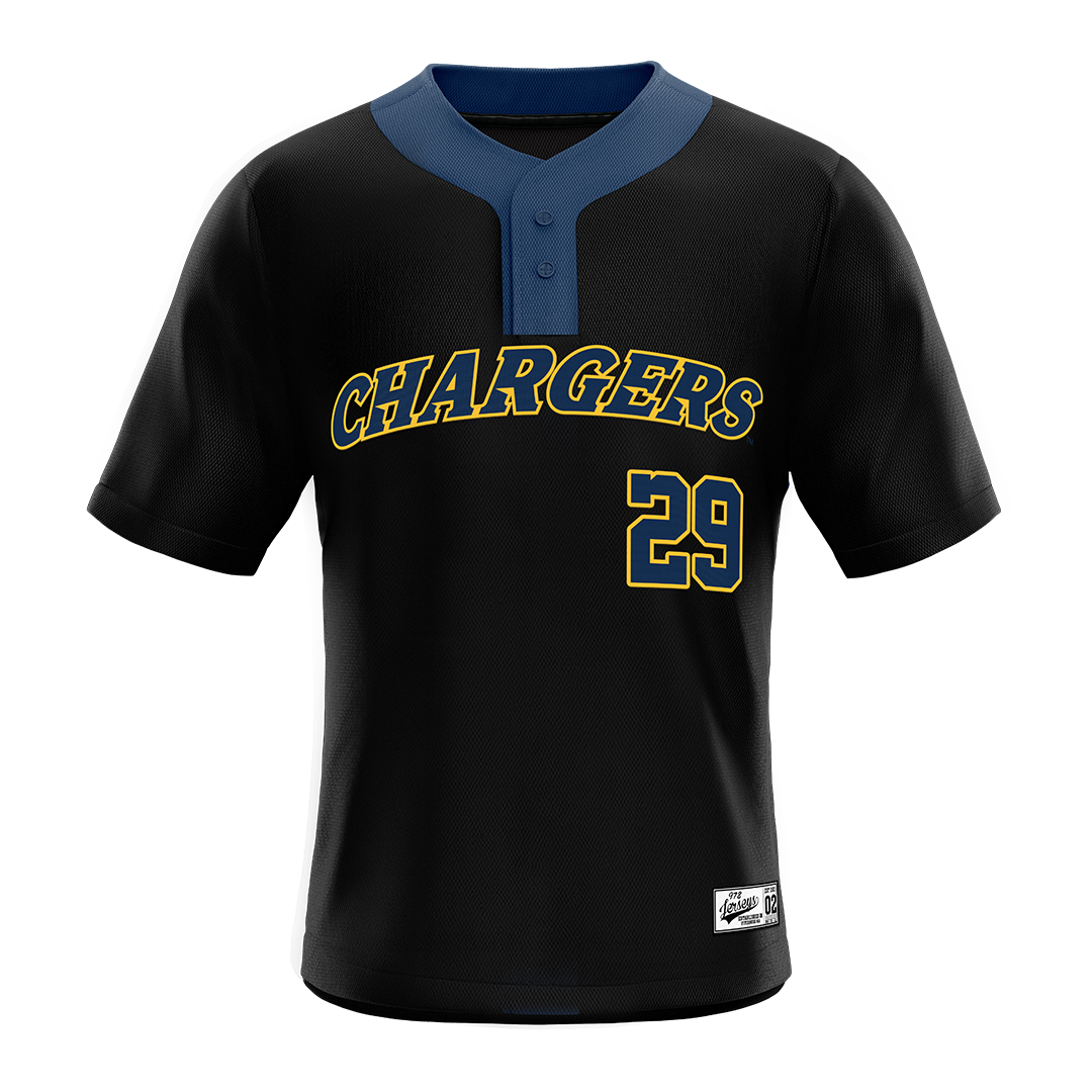 New Haven Black Softball Jersey - Carson Schakel