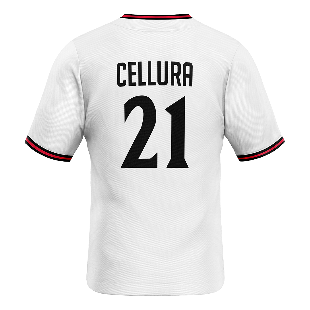 SDSU White Softball Jersey - Cece Cellura