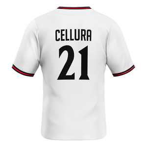 SDSU White Softball Jersey - Cece Cellura