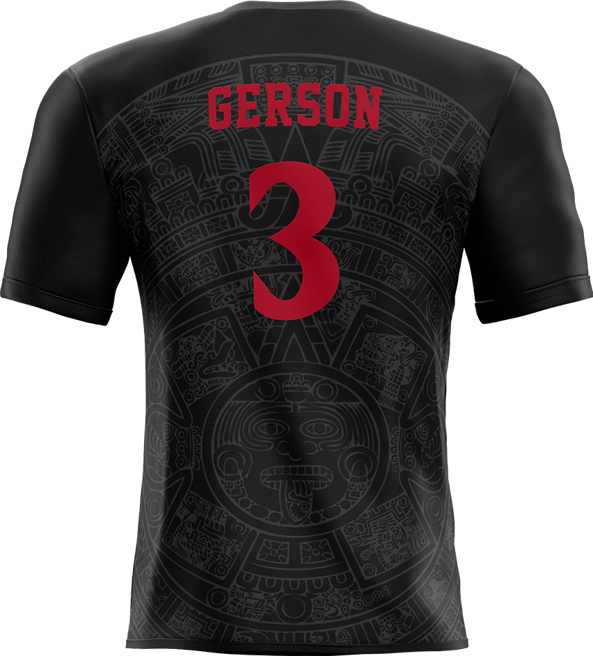 SDSU Black Soccer Jersey - Charlie Gerson