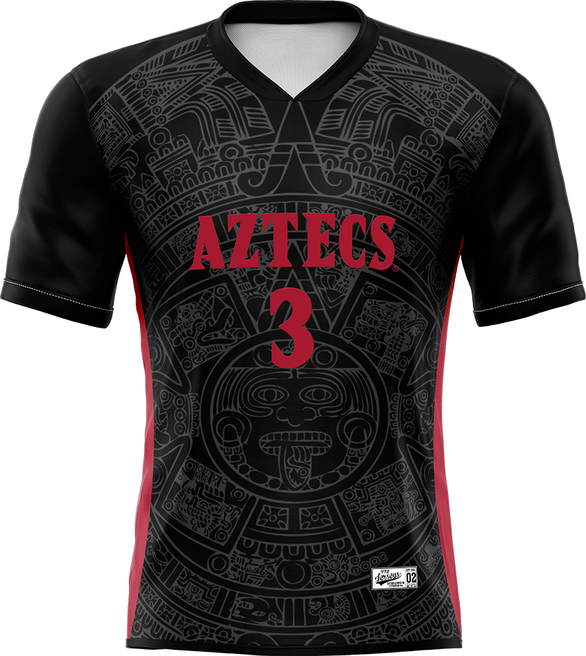 SDSU Black Soccer Jersey - Charlie Gerson