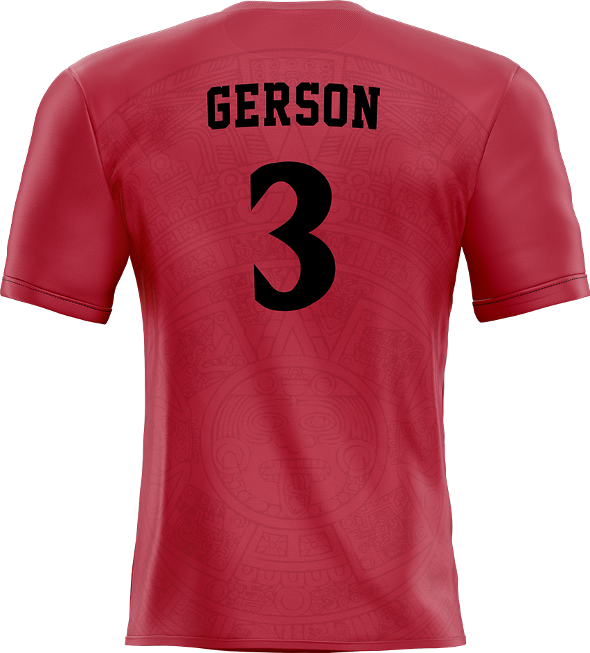 SDSU Red Soccer Jersey - Charlie Gerson