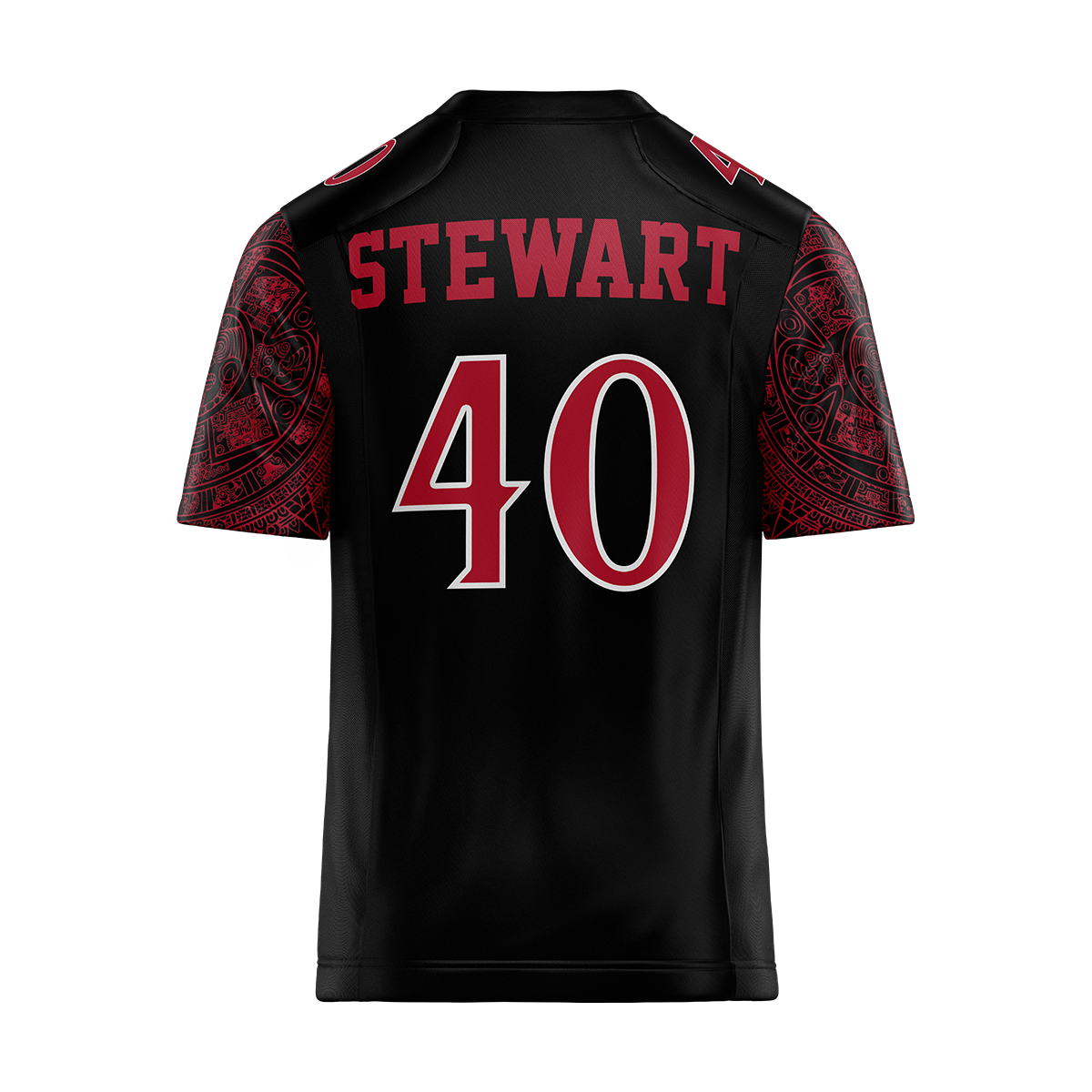 SDSU Black Football Jersey - Charlie  Stewart