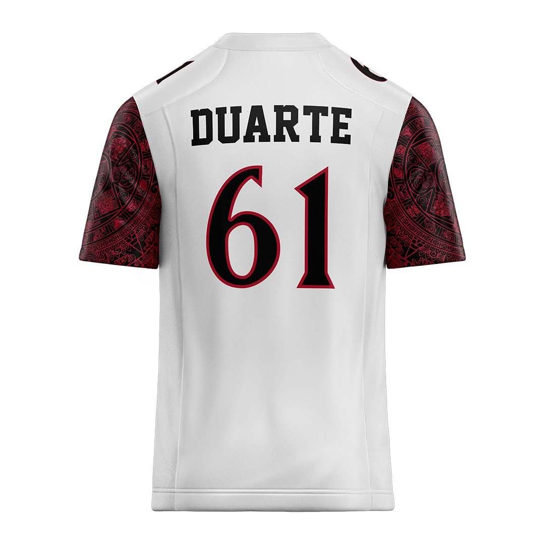 SDSU White Football Jersey - Chase Duarte