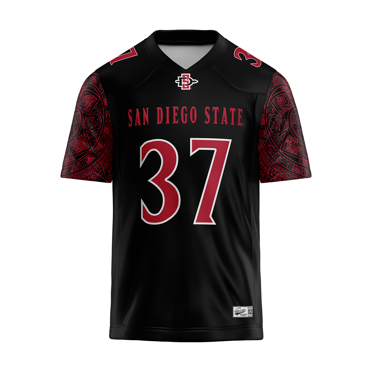 SDSU Black Football Jersey - Chase Shumate