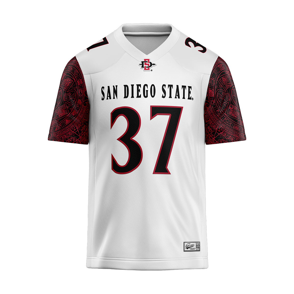 SDSU White Football Jersey - Chase Shumate