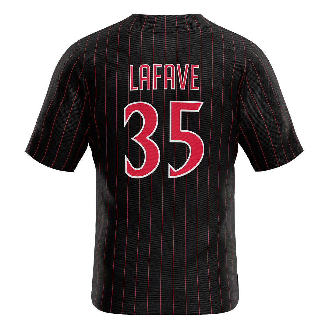 SDSU Black Baseball Jersey - Colton LaFave