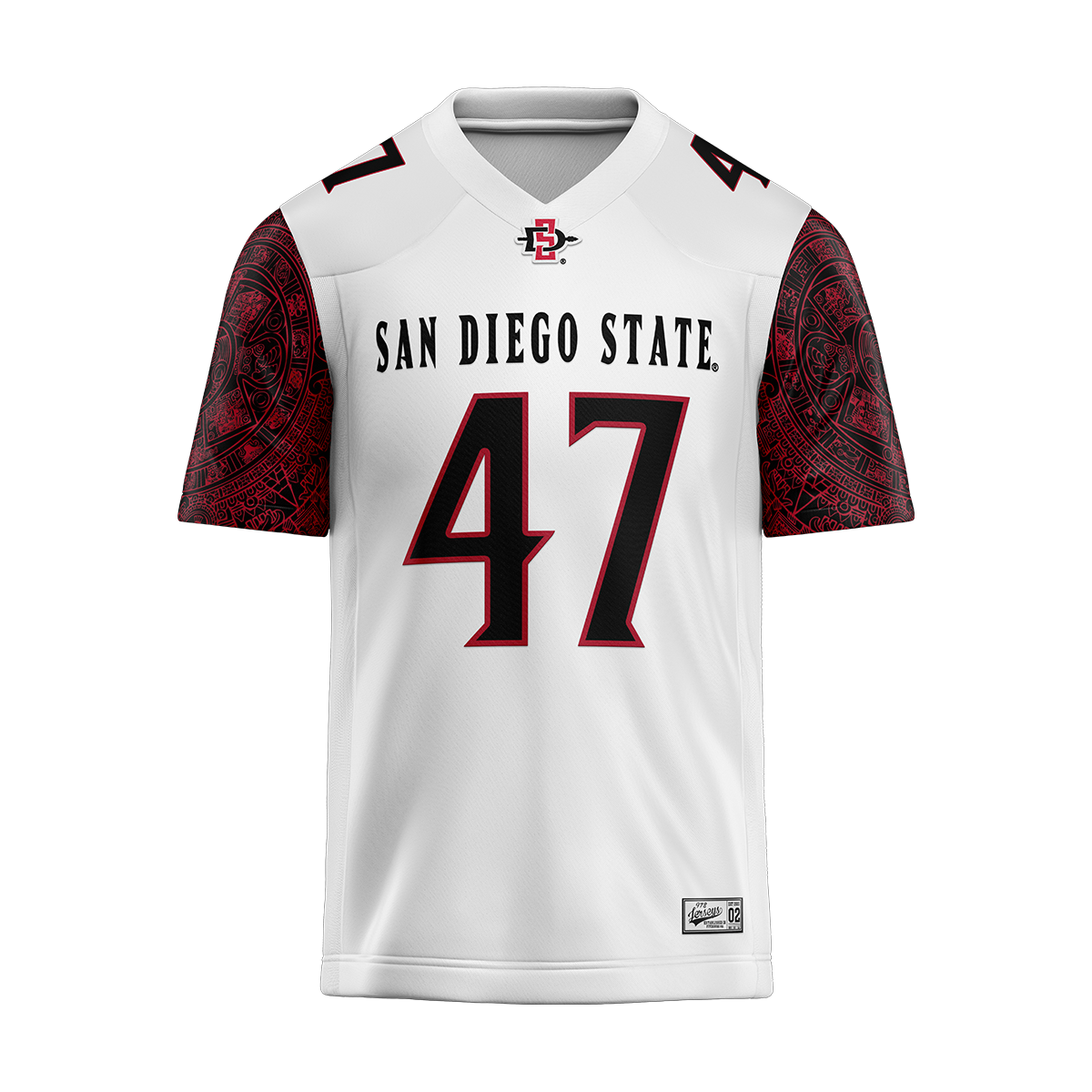 SDSU White Football Jersey - Connor Irons