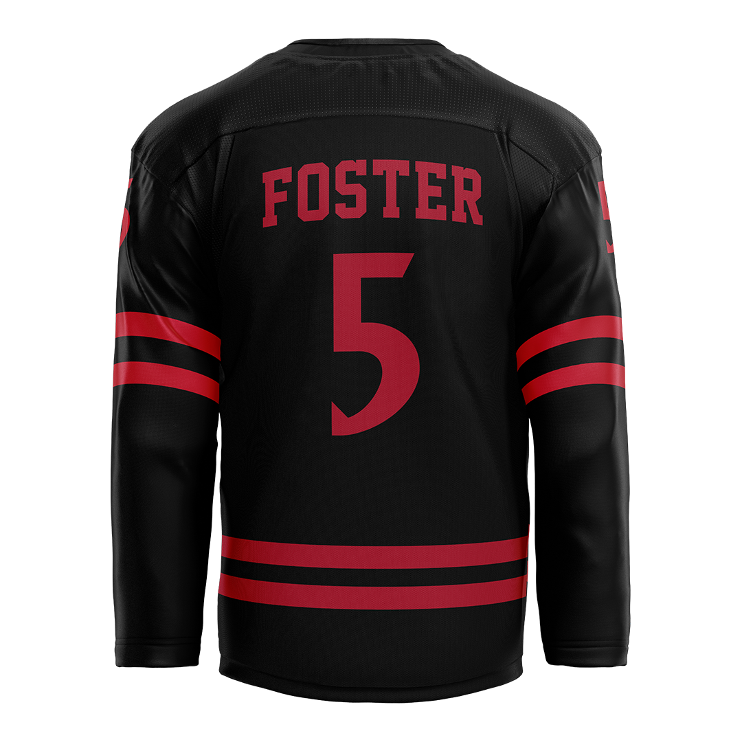 SDSU Black Hockey Jersey - Corbett Foster