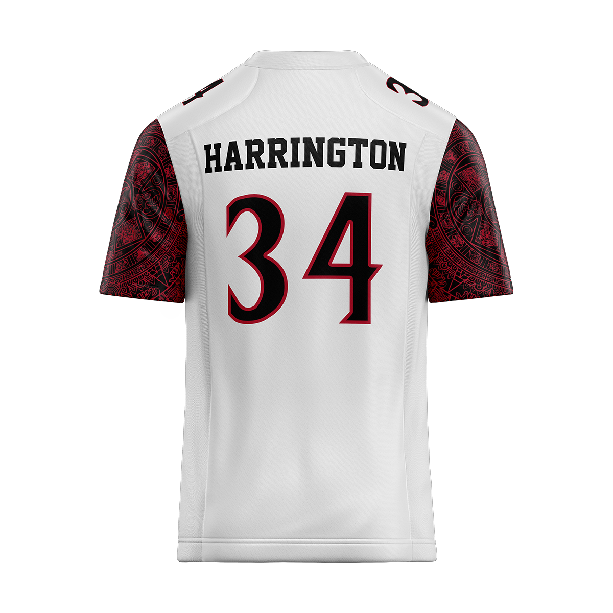 SDSU White Football Jersey - Dean Harrington