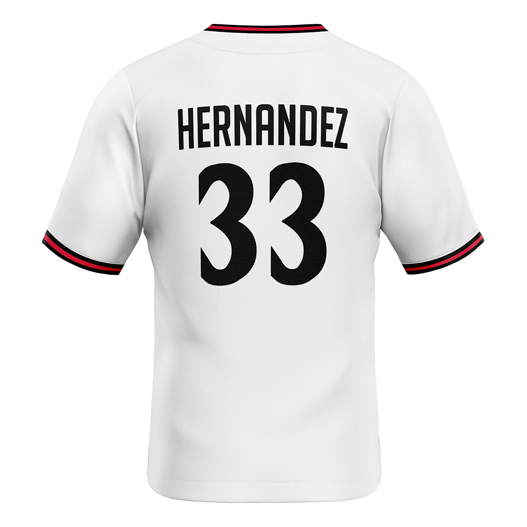 SDSU White Softball Jersey - Dee Dee Hernandez