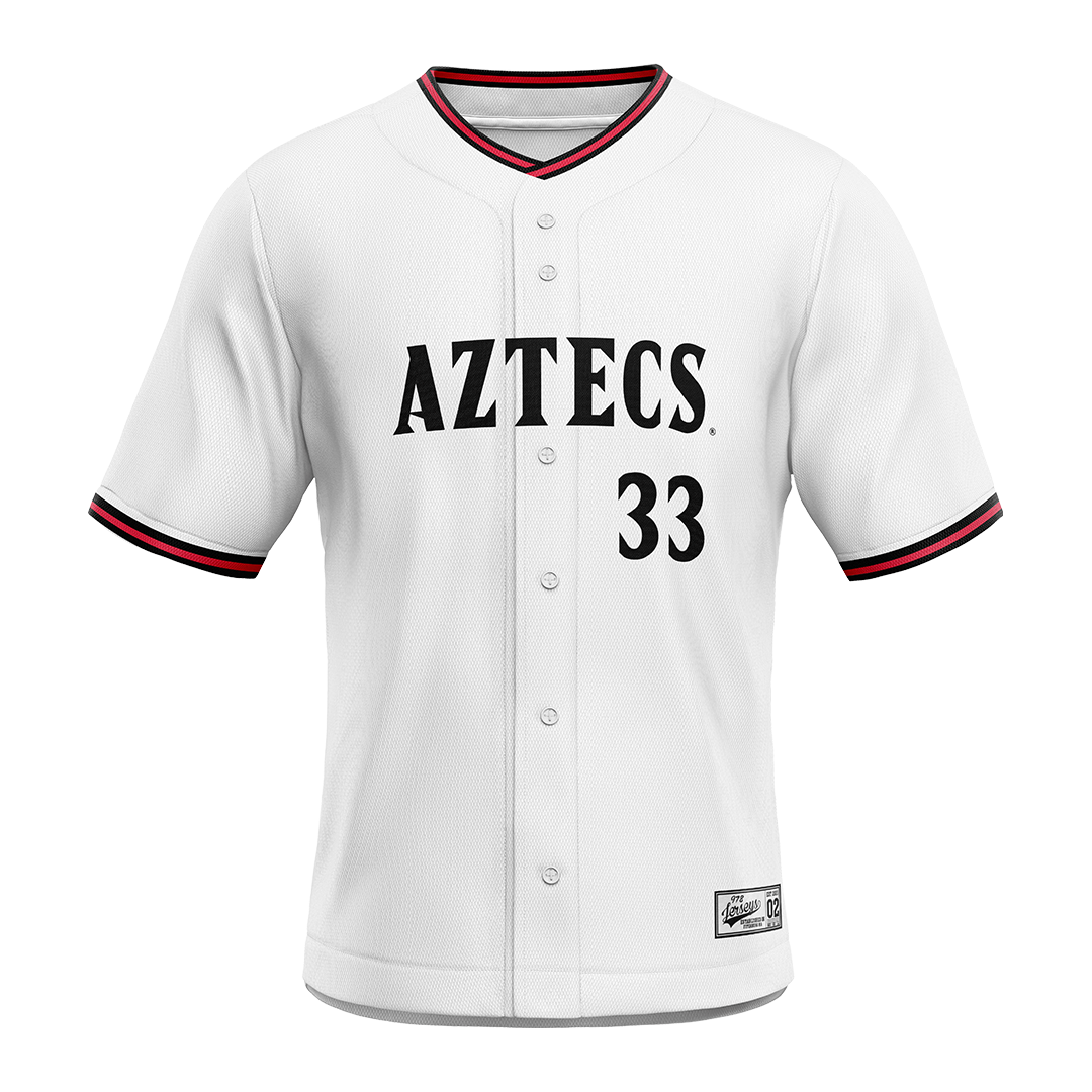 SDSU White Softball Jersey - Dee Dee Hernandez