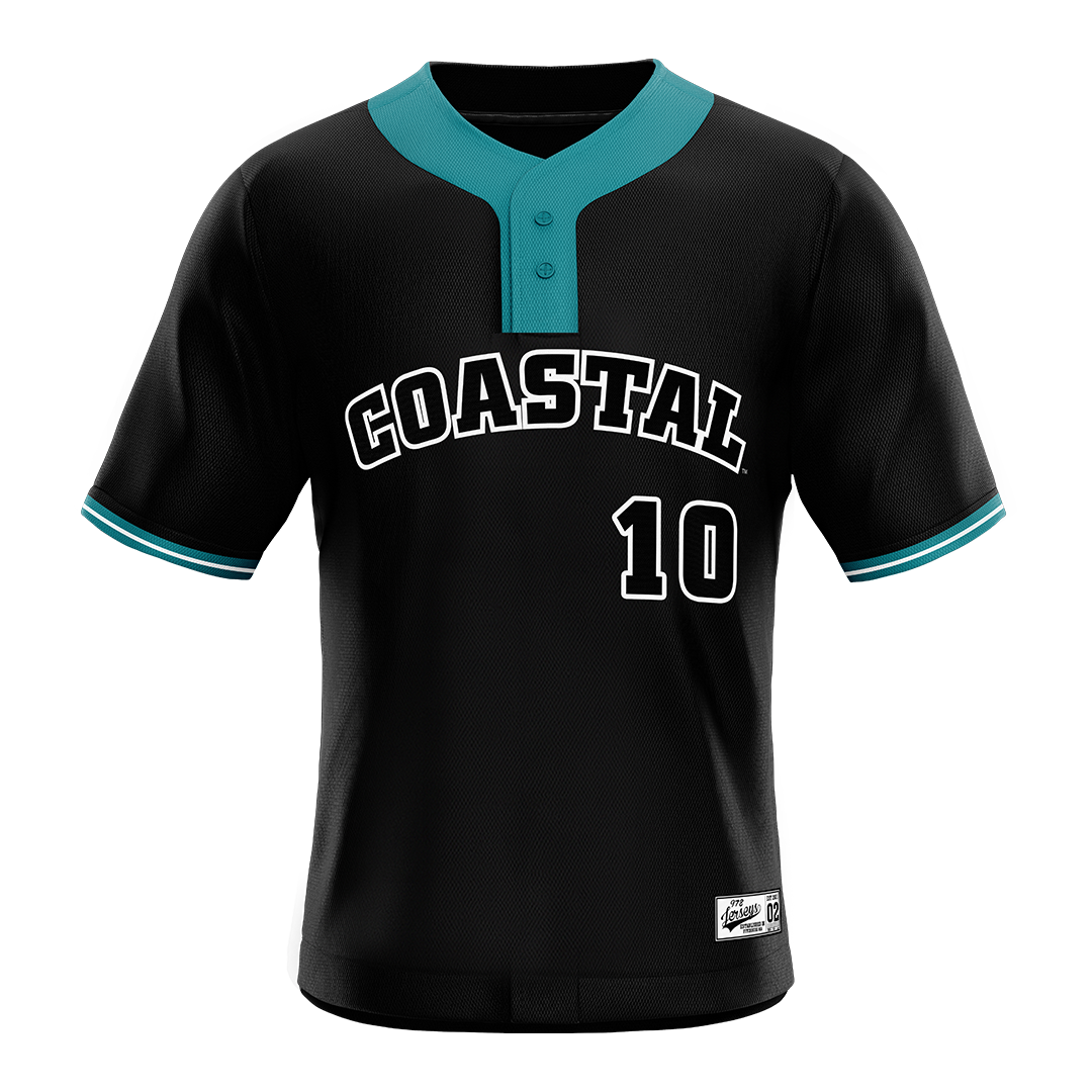 Coastal Carolina Black Softball Jersey - Delaney Keith