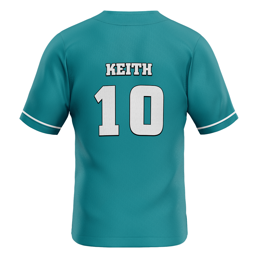 Coastal Carolina Teal Softball Jersey - Delaney Keith