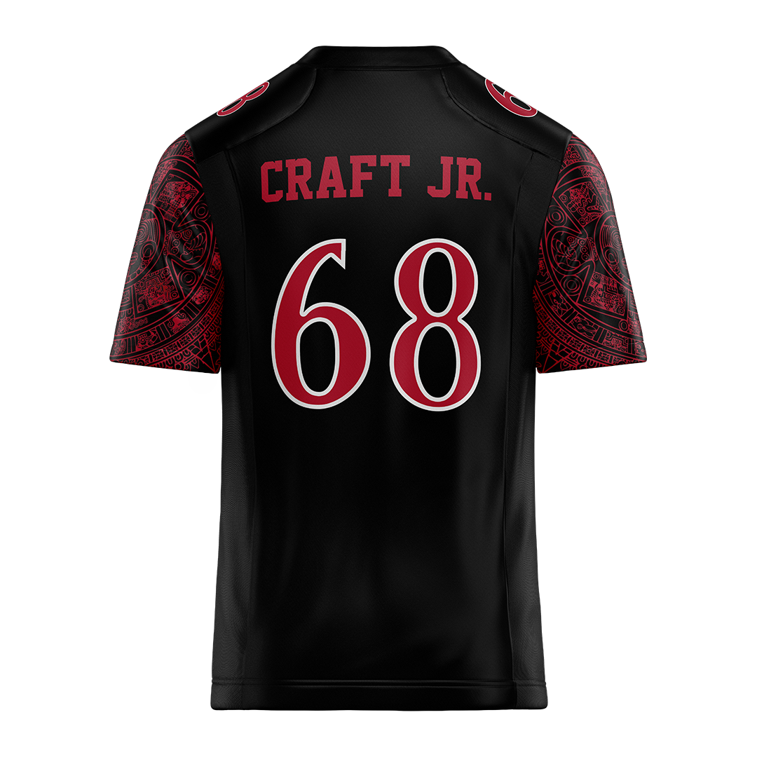 SDSU Black Football Jersey - Delon Craft Jr