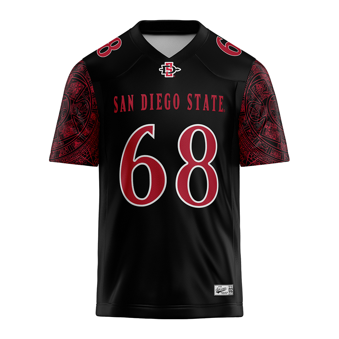 SDSU Black Football Jersey - Delon Craft Jr