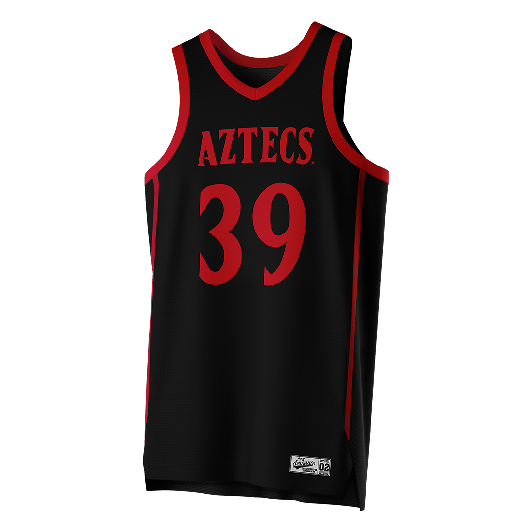 SDSU Black Basketball Jersey - Reese Dixon-Waters