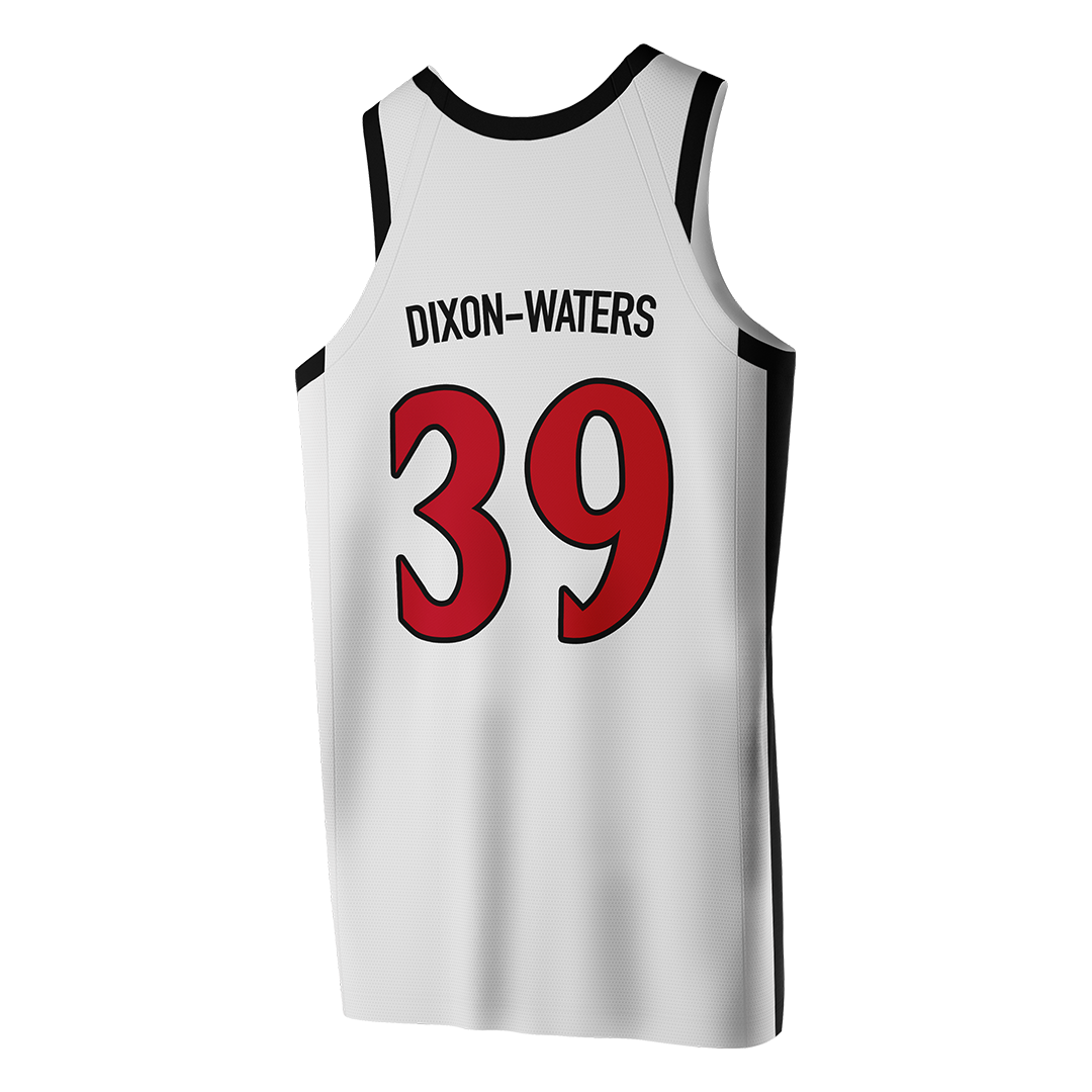 SDSU White Basketball Jersey - Reese Dixon-Waters