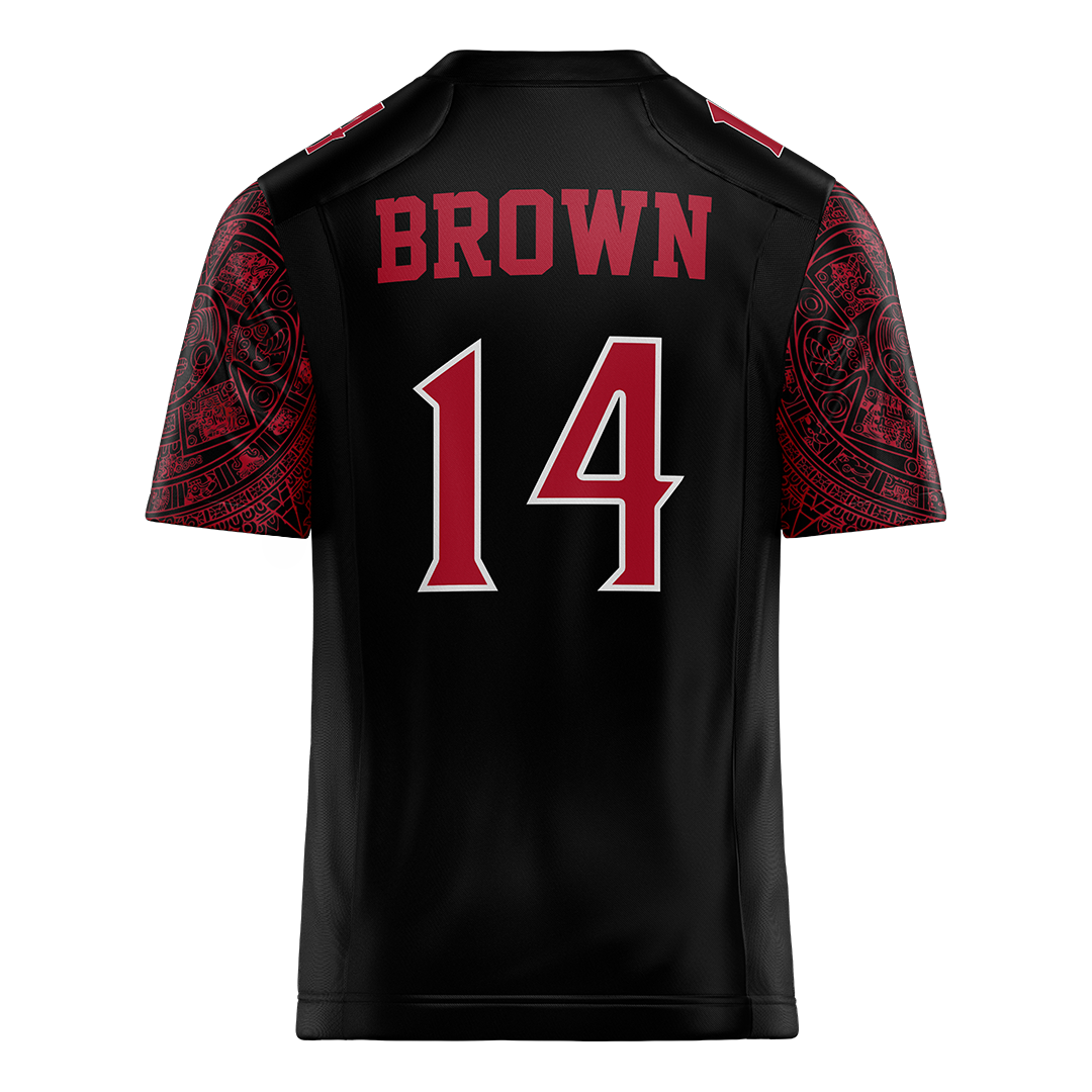 SDSU Black Football Jersey - Donovan Brown